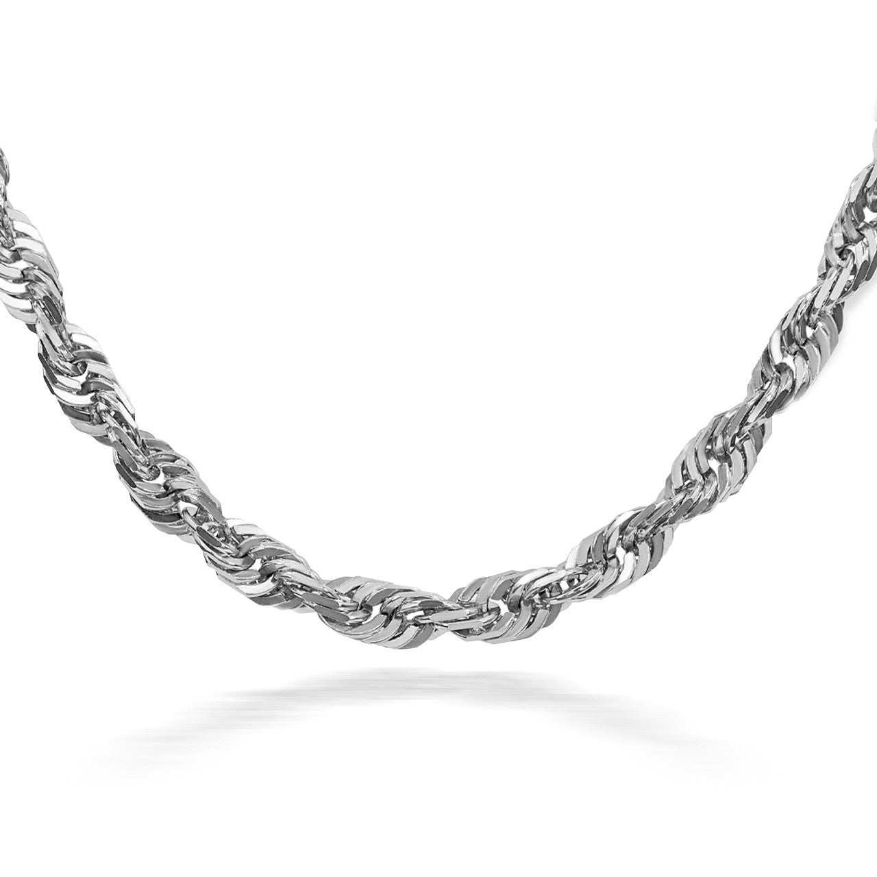 Sterling Silver 3 mm Rope Chain Karma Blingz