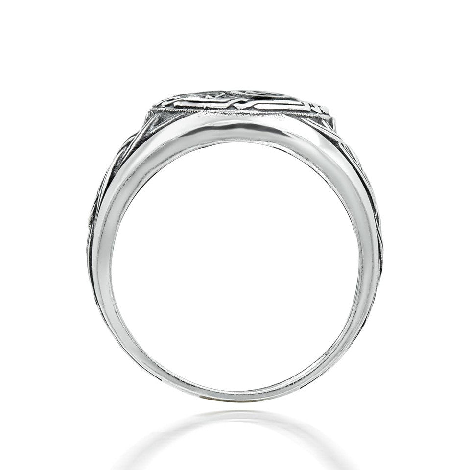 Sterling Silver Celtic Triskele Ring Karma Blingz