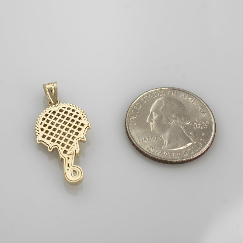 Solid Gold Hindu Elephant God Ganesha Pendant Necklace(10k, 14k, yellow, white, rose gold) Karma Blingz