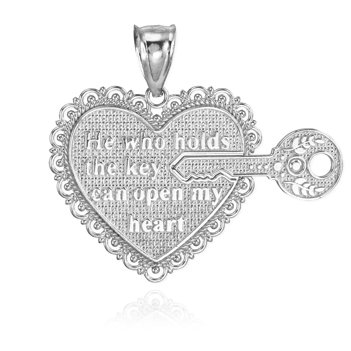 2pc Gold "Key of my Heart" Detachable Pendant Karma Blingz