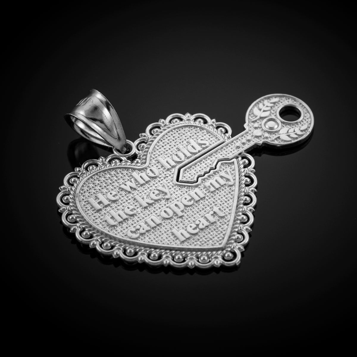 2pc Gold "Key of my Heart" Detachable Pendant Karma Blingz