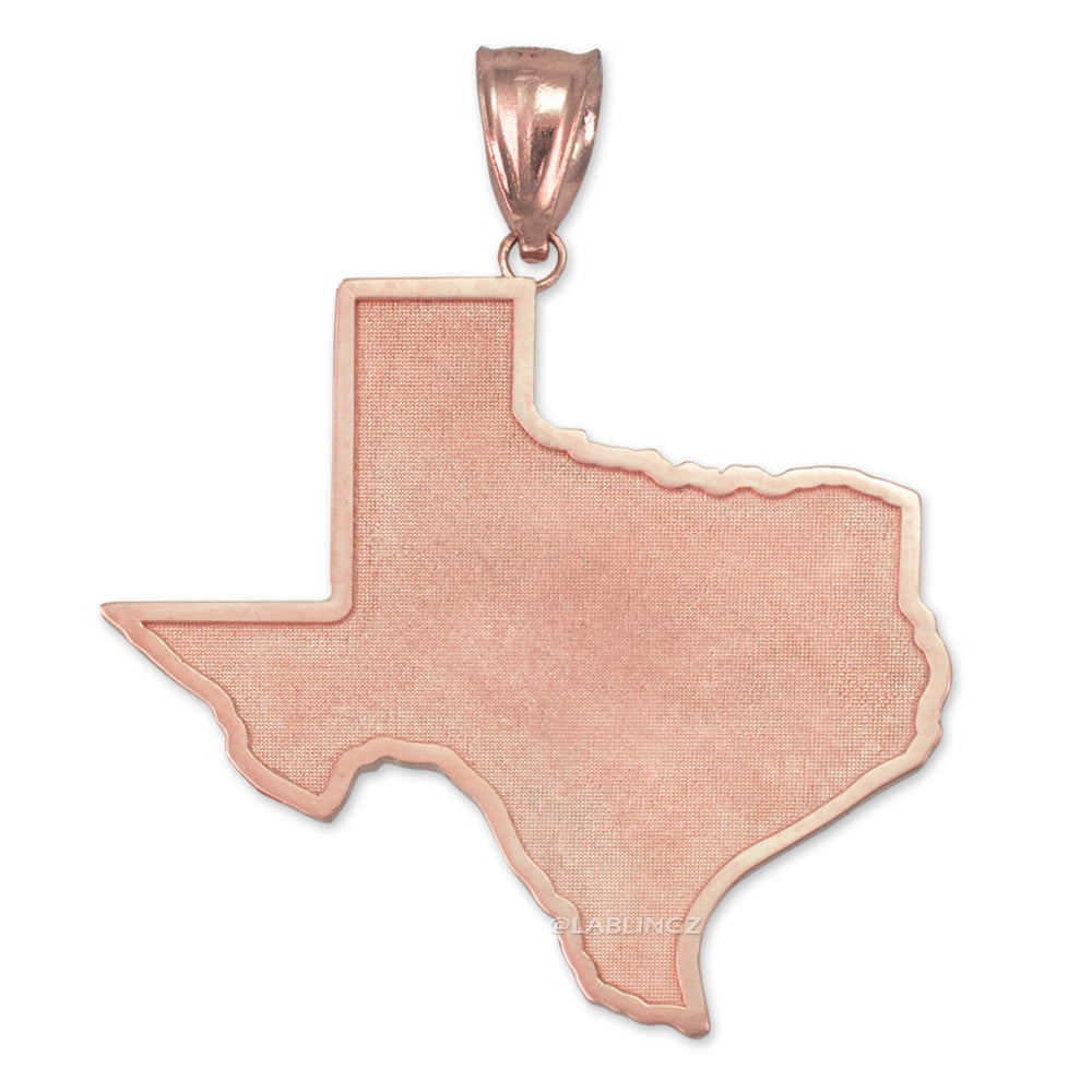Gold Texas State Map Pendant Karma Blingz