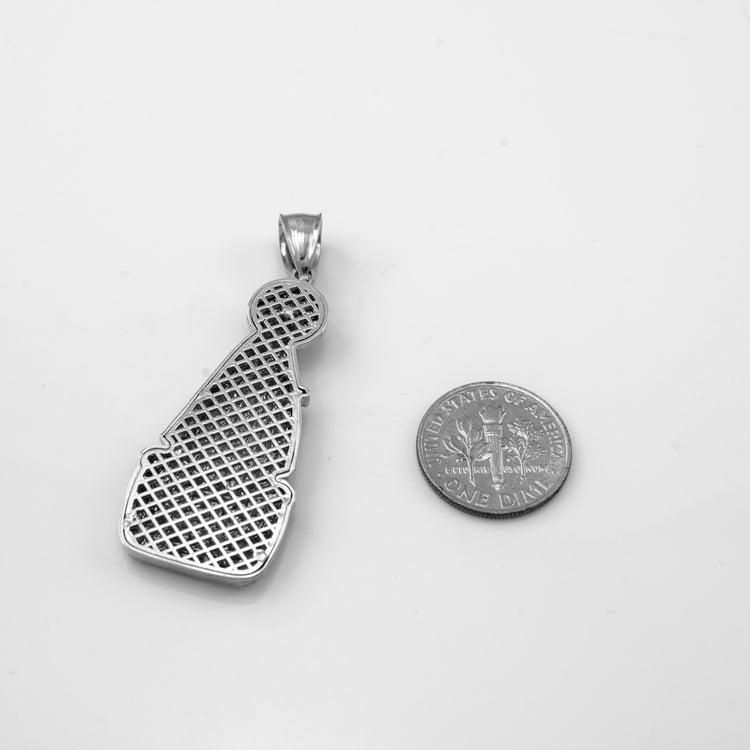 Sterling Silver Our Lady of Cobre Pendant (Small / Large) Karma Blingz