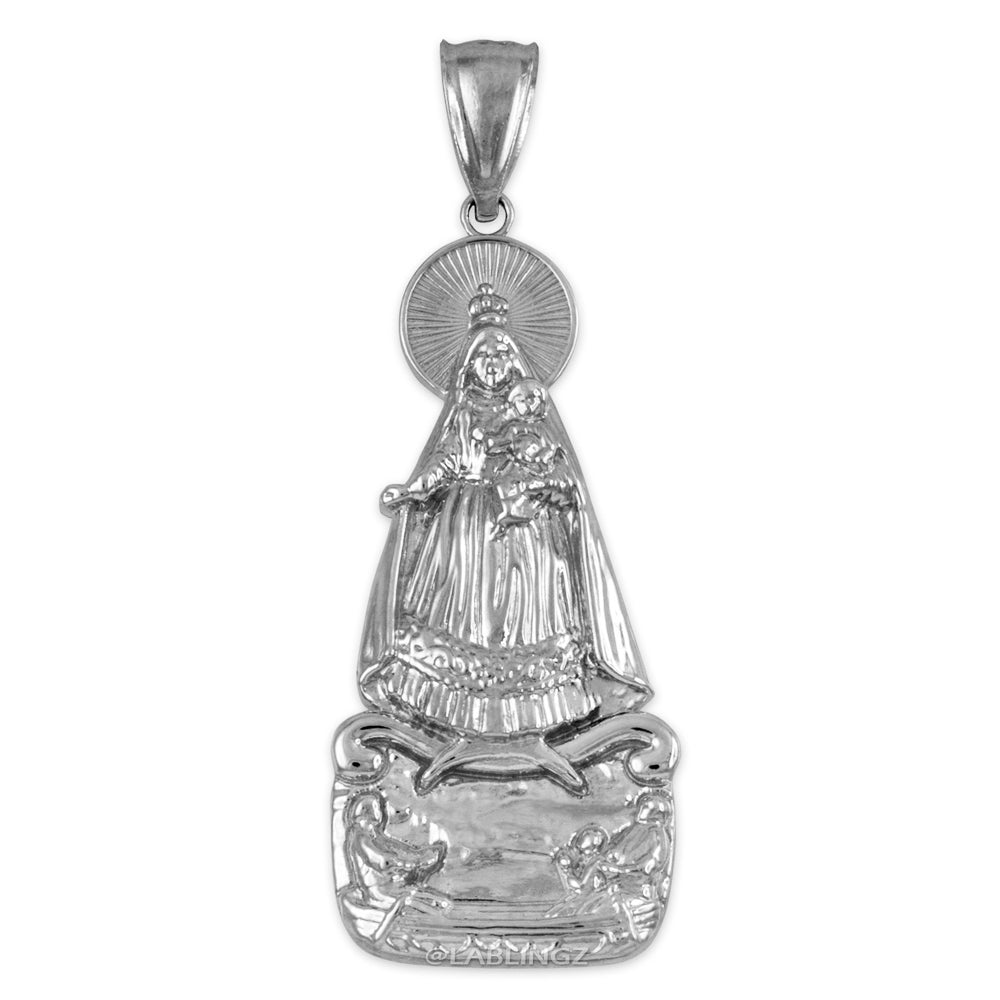 Sterling Silver Our Lady of Cobre Pendant (Small / Large) Karma Blingz