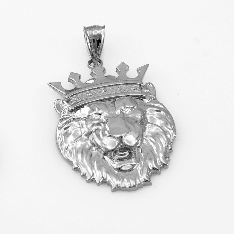 Sterling Silver Lion King Pendant (S/M/L/XL) Karma Blingz