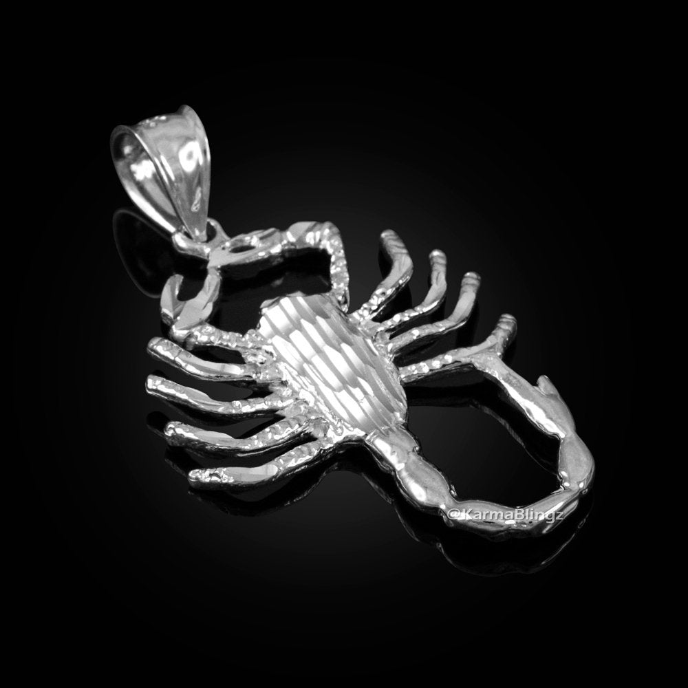 Sterling Silver Scorpion DC Pendant Karma Blingz