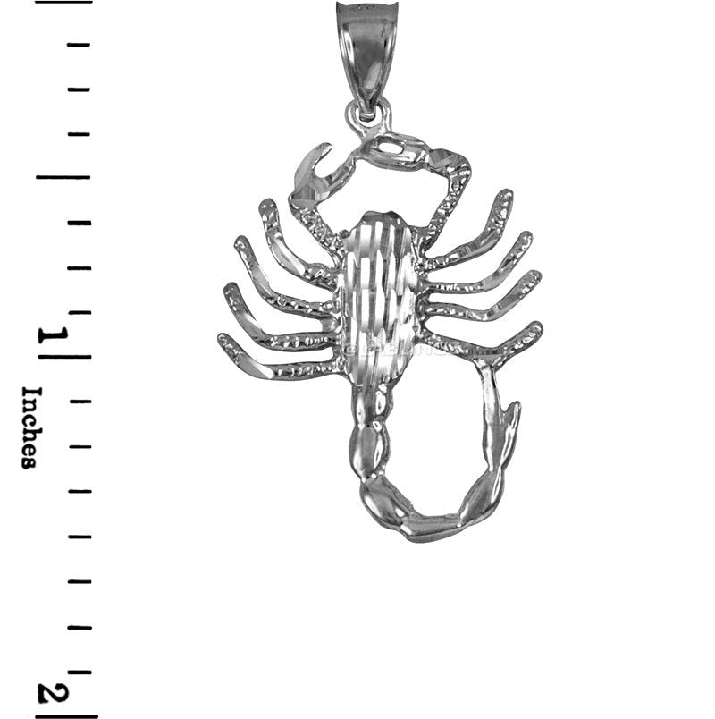 Sterling Silver Scorpion DC Pendant Karma Blingz