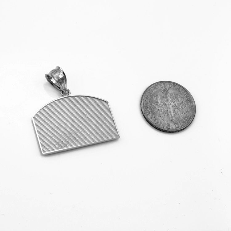 Sterling Silver Last Supper Pendant Necklace Karma Blingz
