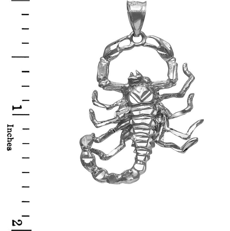 Gold Scorpion DC Pendant (yellow, white, rose gold, 10k, 14k) Karma Blingz