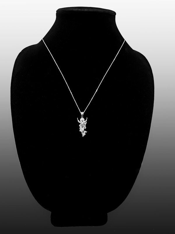 Sterling Silver Resurrection of Jesus Christ Pendant Necklace Karma Blingz