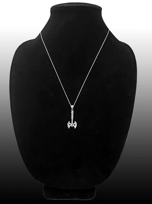 Sterling Silver Viking Tomahawk Axe Pendant Necklace Karma Blingz