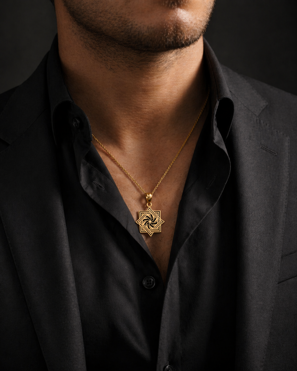 Polished Gold Armenian Eternity Symbol Pendant Necklace (10k, 14k, yellow, white, rose gold)