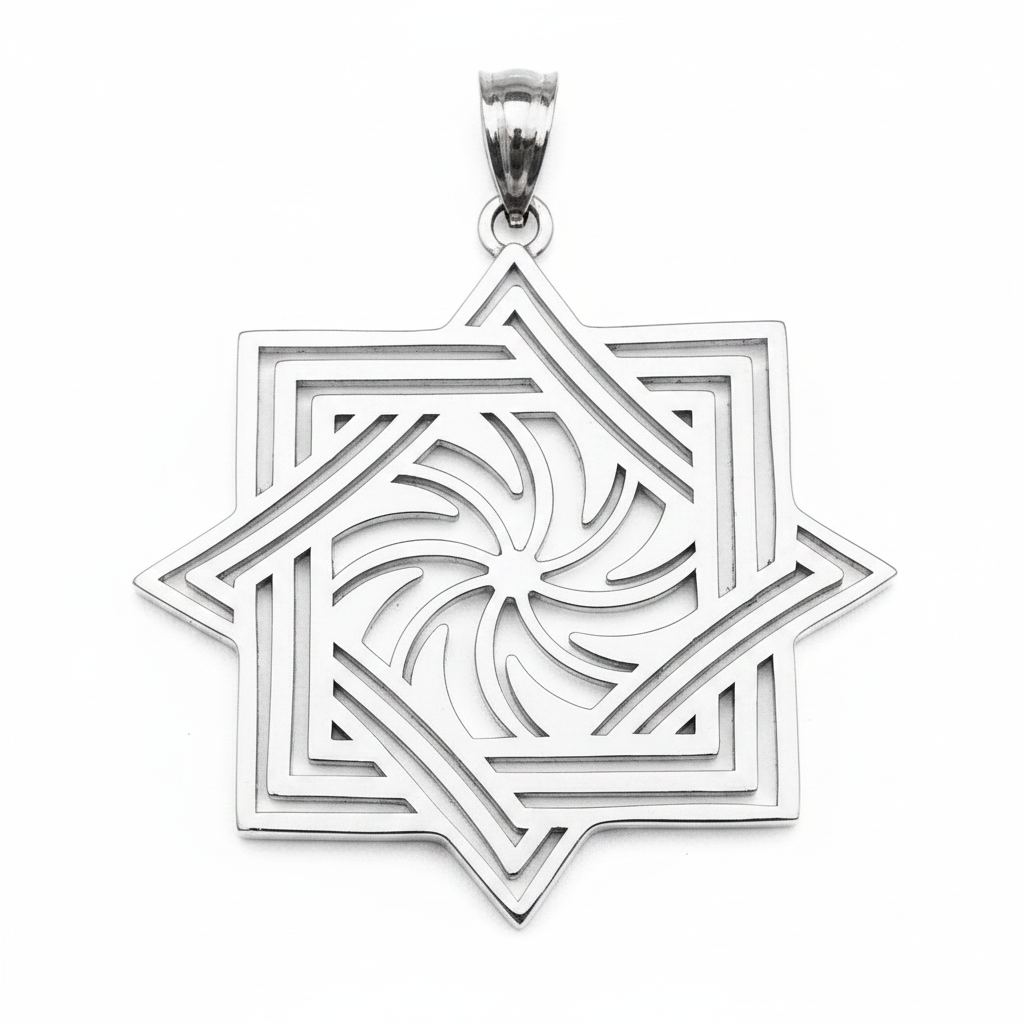 Polished Gold Armenian Eternity Symbol Pendant Necklace (10k, 14k, yellow, white, rose gold)