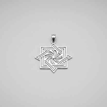 Polished Gold Armenian Eternity Symbol Pendant Necklace (10k, 14k, yellow, white, rose gold)