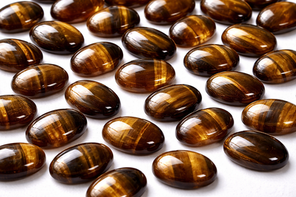 Sterling Silver Jerusalem Cross Tiger Eye Statement Ring