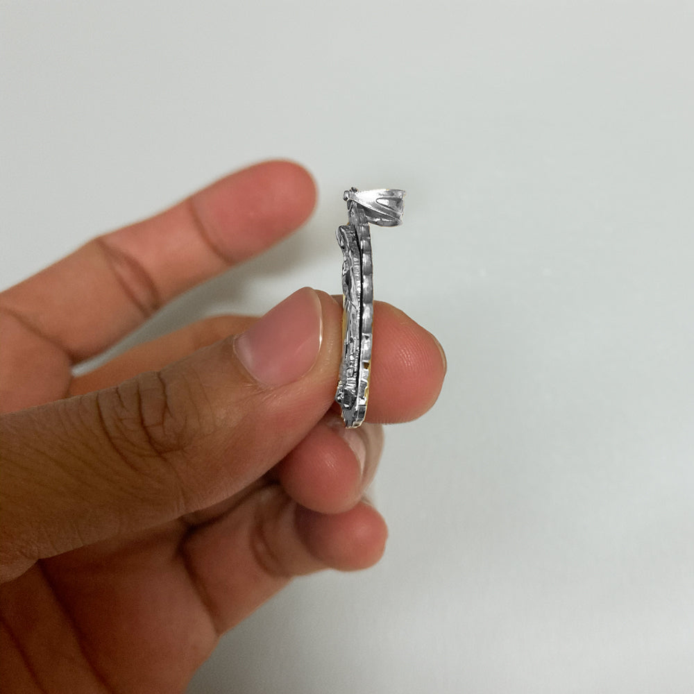 Sterling Silver Our Lady of Guadalupe DC Pendant Necklace