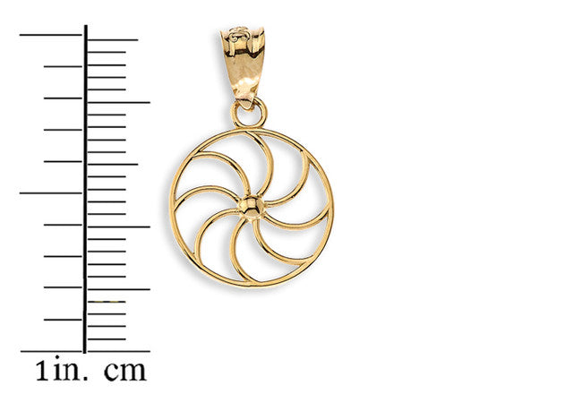 Armenian Eternity Dainty Gold Necklace Arevakhach Sun Symbol Charm