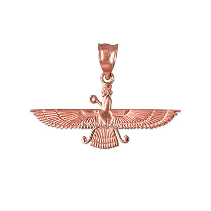 Gold Farvahar Womens Pendant Necklace (yellow, white, rose gold, 10k, 14k)