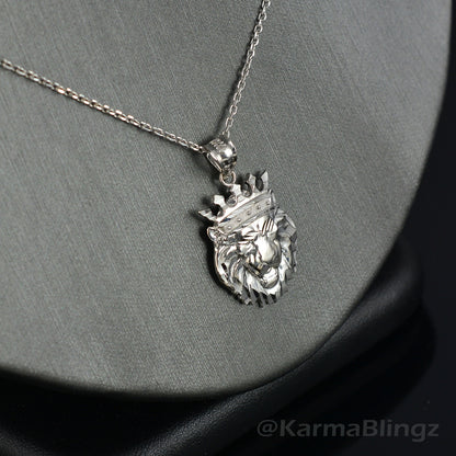 Sterling Silver Lion King DC Charm Necklace