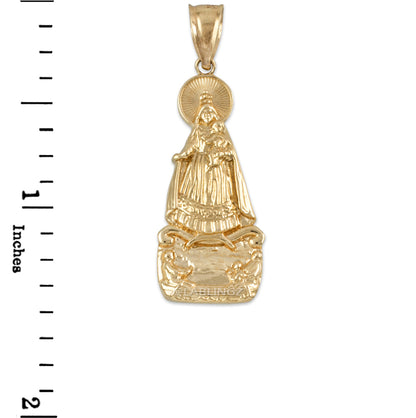 Gold Virgin De La Caridad Pendant S/L (10K/14K, yellow, white, rose gold)