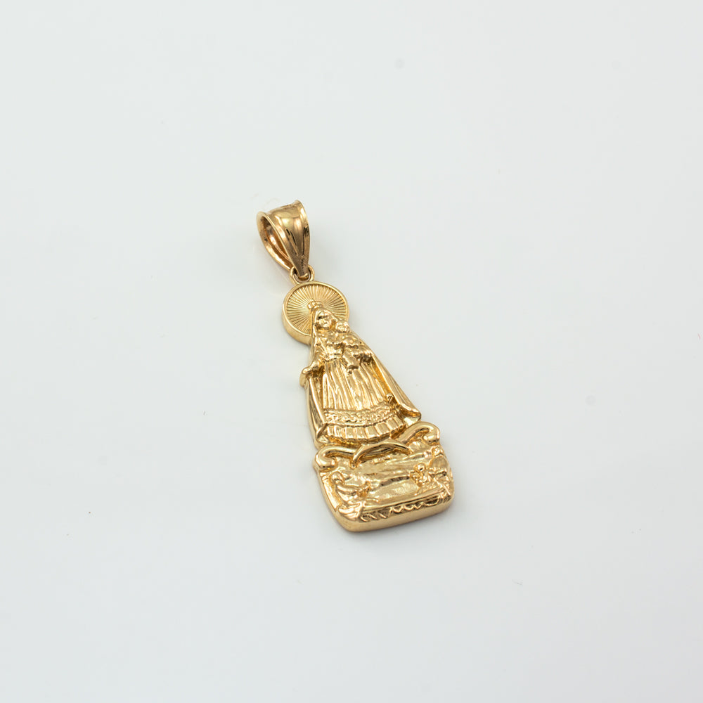 Gold Virgin De La Caridad Pendant S/L (10K/14K, yellow, white, rose gold)