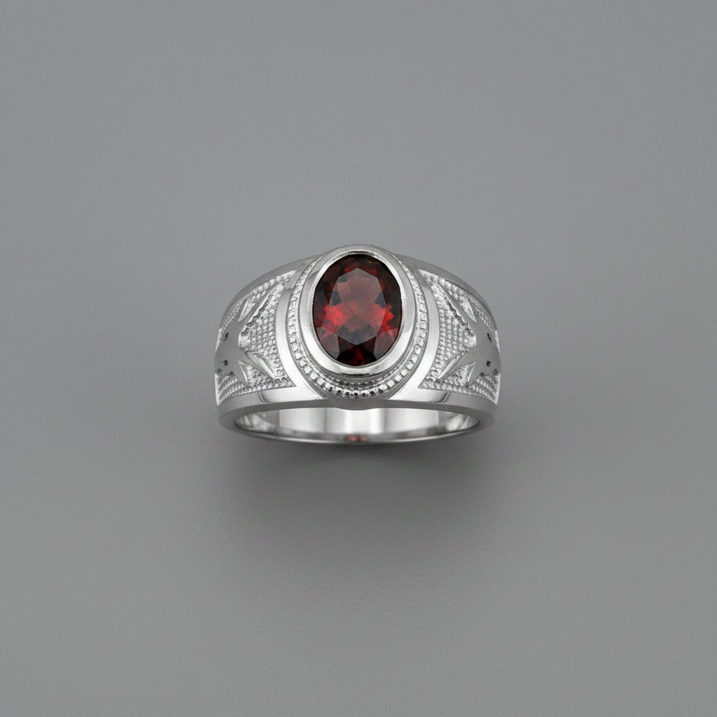 Sterling Silver Zodiac Sign Birthstone CZ Ring 12 Astrology Signs Oval Color Cubic Zirconia