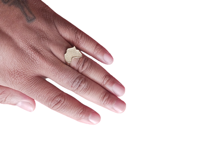 Gold Africa Ring