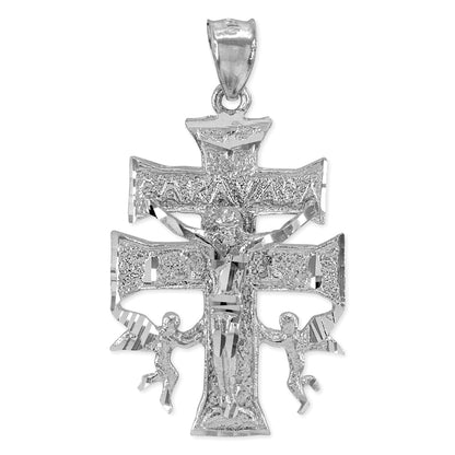 925 Sterling Silver Caravaca Crucifix Cross Pendant Karma Blingz