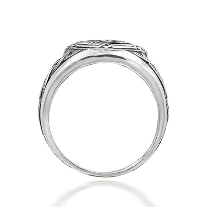 Sterling Silver Celtic Triskele Ring Karma Blingz