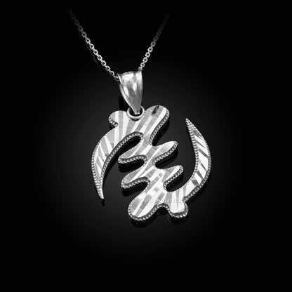 Sterling Silver African Adinkra Gye Nyame DC Pendant Necklace Karma Blingz