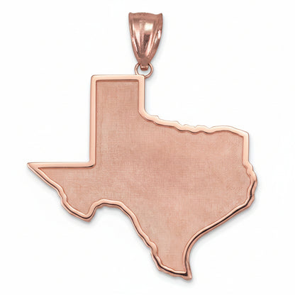 Gold Texas State Map Pendant Karma Blingz