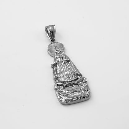 Our Lady of Cobre Gold Pendant (small, large, 10k, 14k, yellow, white, rose gold) Karma Blingz