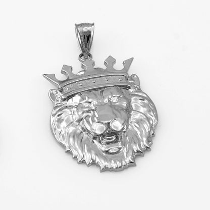 Sterling Silver Lion King Pendant (S/M/L/XL) Karma Blingz