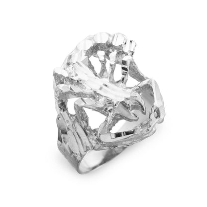 Sterling Silver Scorpion DC Nugget Ring Karma Blingz