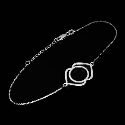 14K Gold Ajna (3rd eye) Chakra Yoga Bracelet (yellow, white, rose gold) Karma Blingz