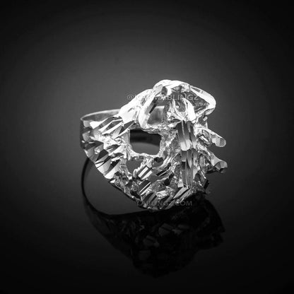 Sterling Silver Scorpion DC Nugget Ring Karma Blingz