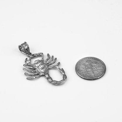 Sterling Silver Scorpion DC Pendant Karma Blingz