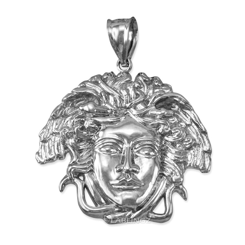 Sterling Silver Medusa Pendant (small, medium, large) Karma Blingz