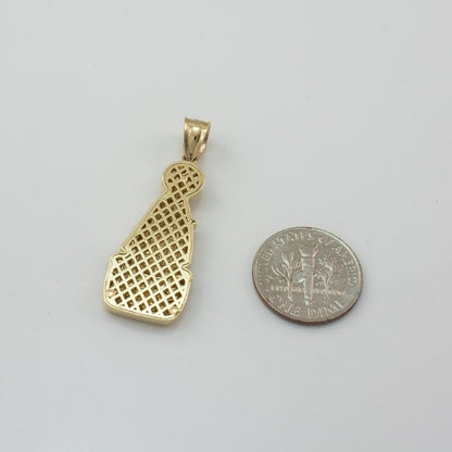 Our Lady of Cobre Gold Pendant (small, large, 10k, 14k, yellow, white, rose gold) Karma Blingz