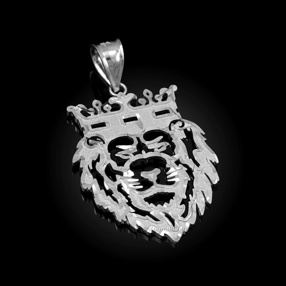 Sterling Silver Lion King DC Pendant (S/L) Karma Blingz