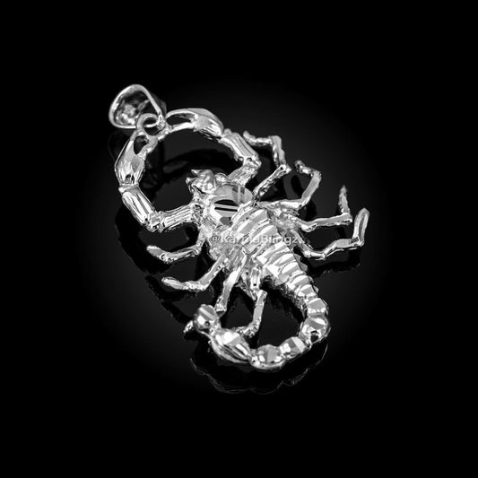 Sterling Silver Mens Scorpion DC Pendant Karma Blingz