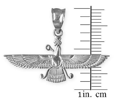 Sterling Silver Farvahar Womens Pendant Necklace Karma Blingz