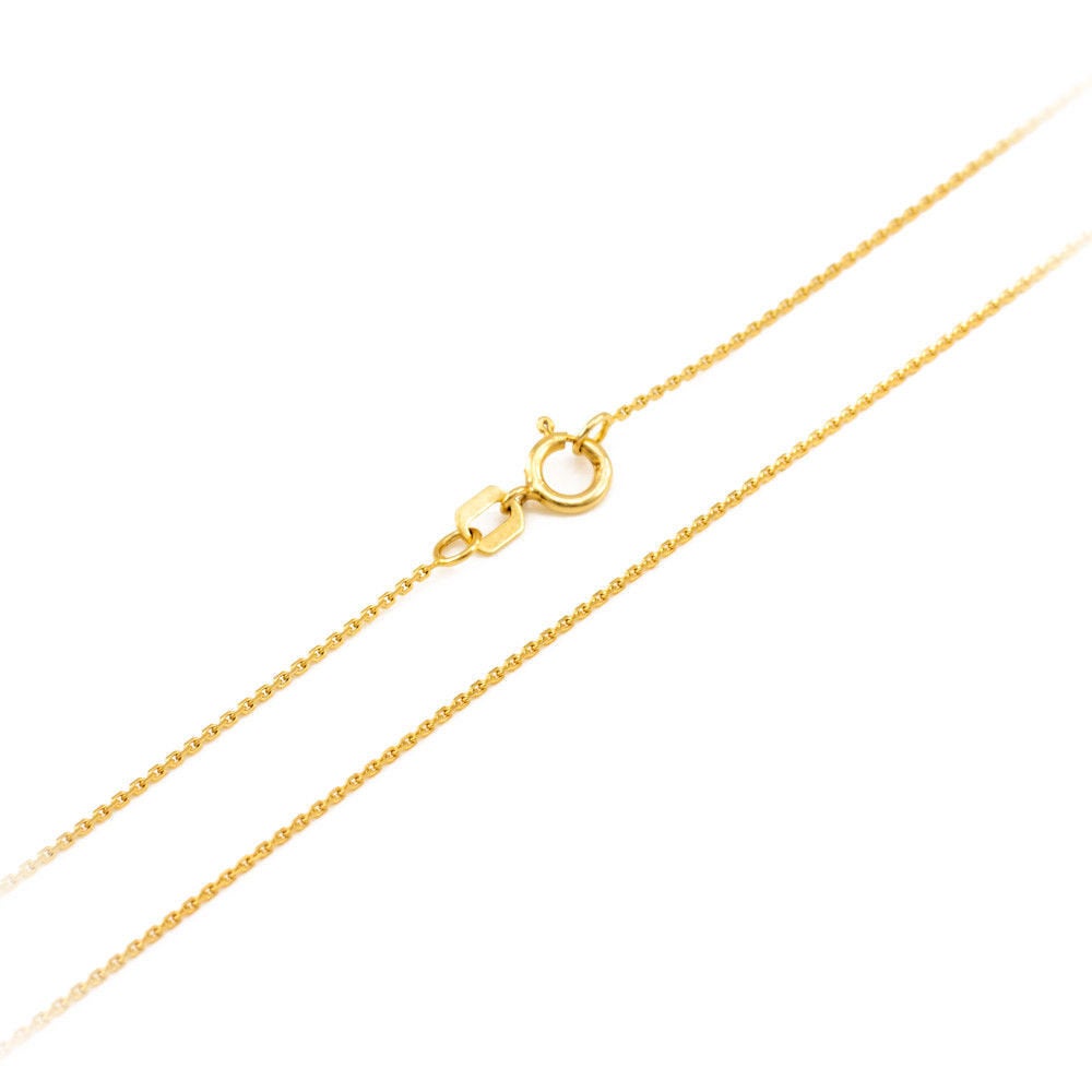 Gold Reversible Christian Cross Pendant Necklace (10K, 14K, yellow, white, rose gold) Karma Blingz