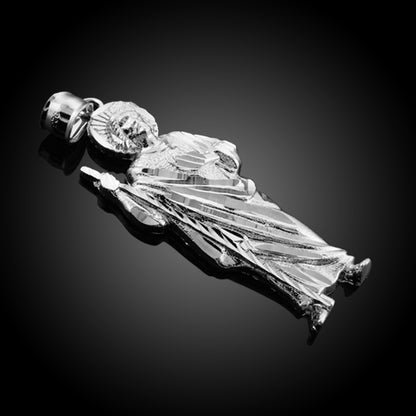 Sterling Silver Saint Jude DC Pendant Karma Blingz